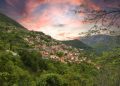 View of Lagadia village located in Peloponnese,Arcadia,Greece