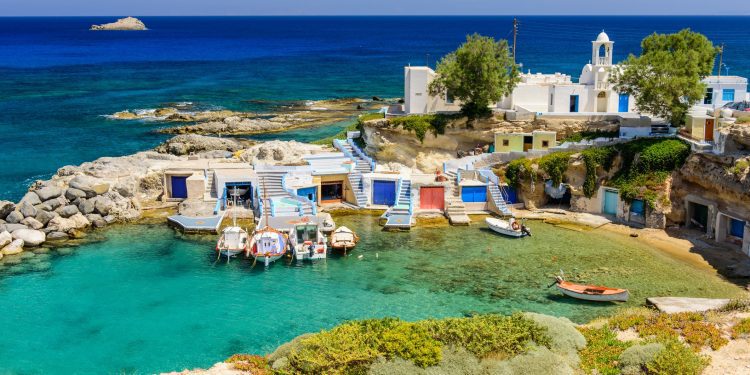 Mandrakia, Milos: traditional Greek village by the sea