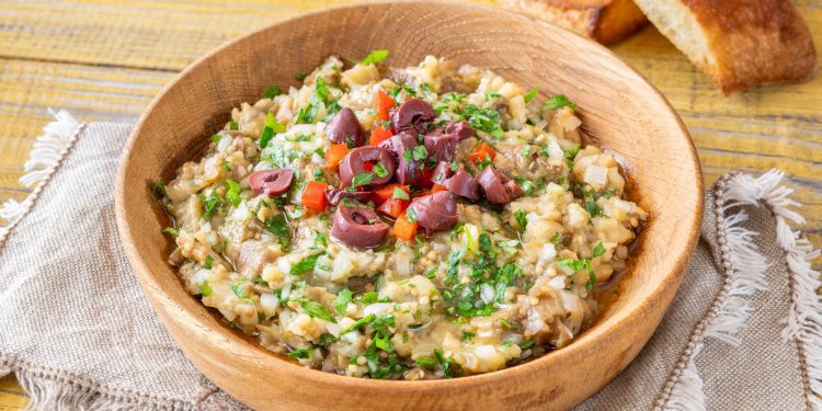 Bowl of Melitzanosalata