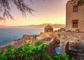 The medieval "castletown" of Monemvasia, often called "The Greek Gibraltar", Lakonia, Peloponnese, Greece