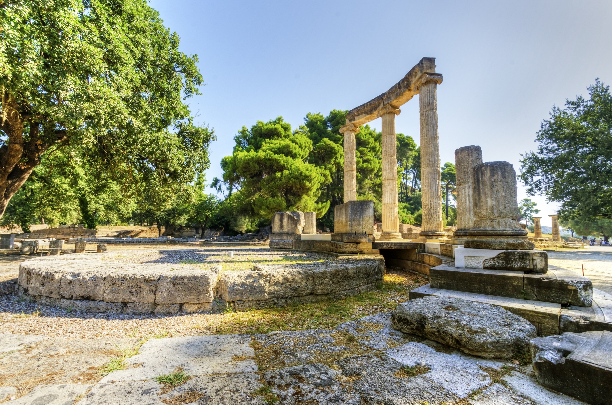 Ancient site of Olympia, Greece