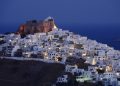 night view of Astypalaia Chora