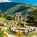 Temple of Athena Pronaia at Delphi in Greece