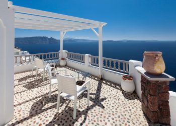 Santorini Terrace with panoramic view