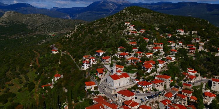 Karytaina, Arcadia : the village