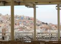 Arriving at Syros island in winter