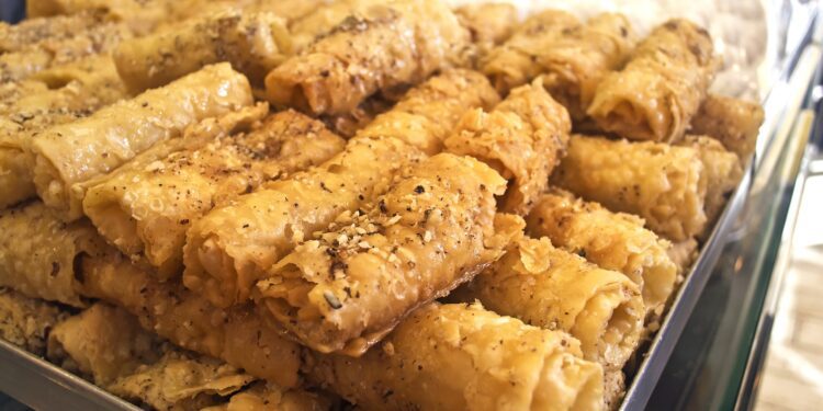 diples or thiples traditional greek Christmas dessert