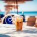 Coffee Frappe on table