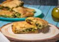 Greek Pie Spanakopita with Spinach and Cheese