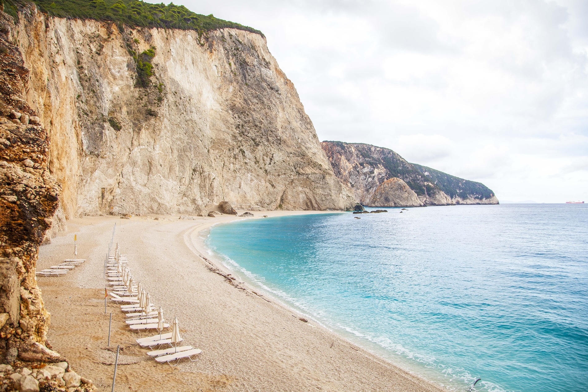 Empty Porto Katsiki Beach