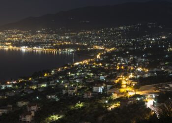 Kalamata Greece By Night