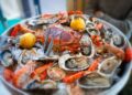 Fresh, Raw and Cooked Seafood Platter