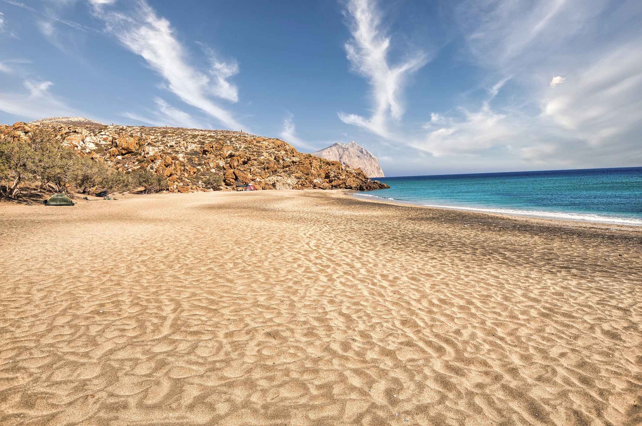 Roukounas beach