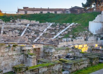 ancient amphitheater in Larissa