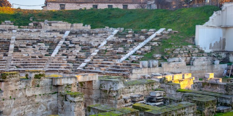 ancient amphitheater in Larissa