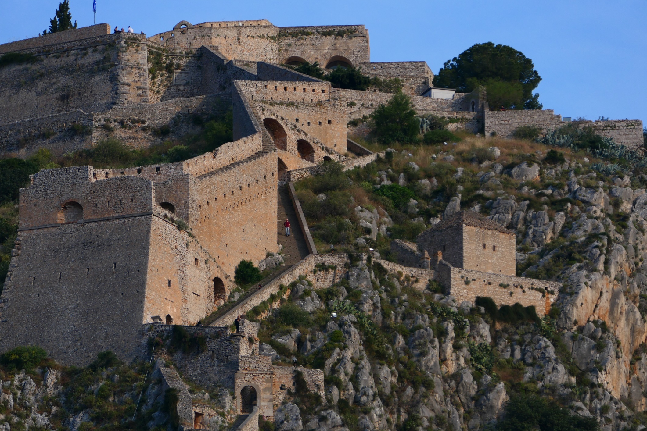 Palamidi Fortress, Nafplio, Argolis, Peloponnese, Greece