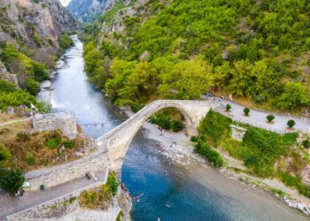 Traditional Stone Bridge in Konitsa