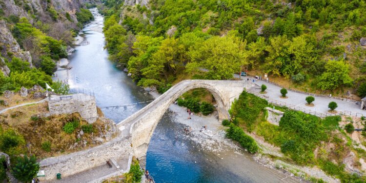 Traditional Stone Bridge in Konitsa